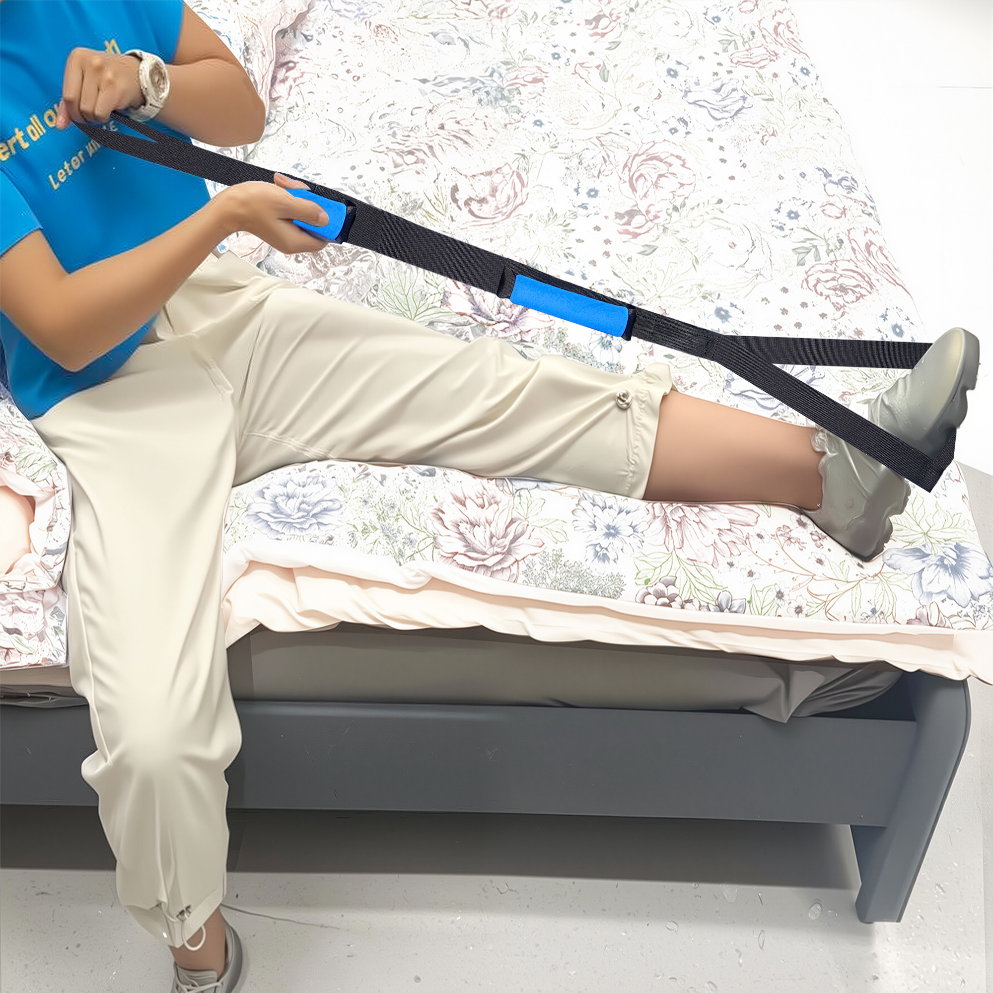 Elderly Leg Lifter Strap for Safe Mobility Assistance