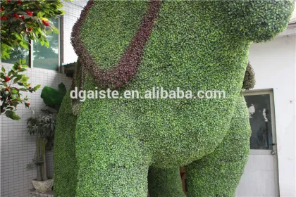 artificial design nature simulation grass plant elephant statue animal sculpture