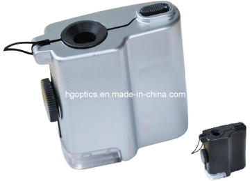 LED Pocket Microscope with Scale