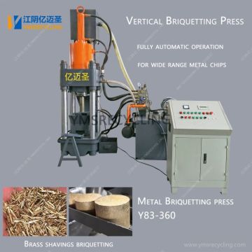 Hydraulic Copper Turnings Metal Briquetting Press