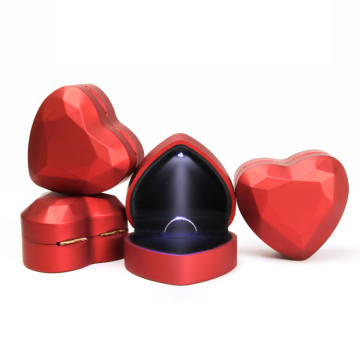 Wholesale Heart Shaped Ring Box with Light - Jewelry Packaging Boxes