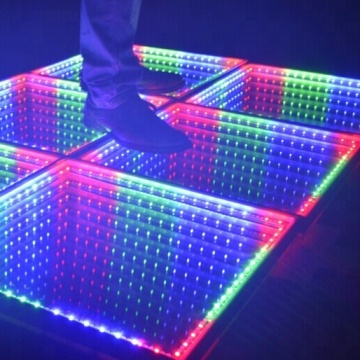 Infinite 3D Wireless Magnetic LED Dance Floor Panels for Wedding Disco Stage Decor