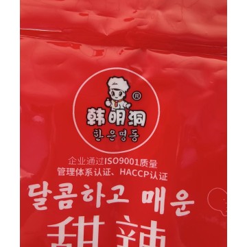 La poche épicée douce d'emballage de sauce de poulet frit se lève ou plat