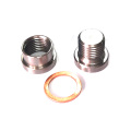 stainless steel bung nut M12X1.25 with gasket