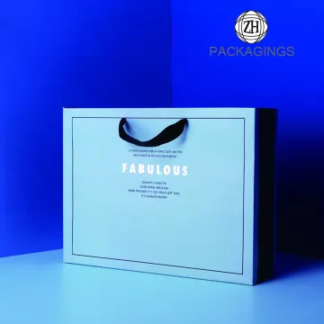 Luxury Handmade Cheap Garment Shopping Bag