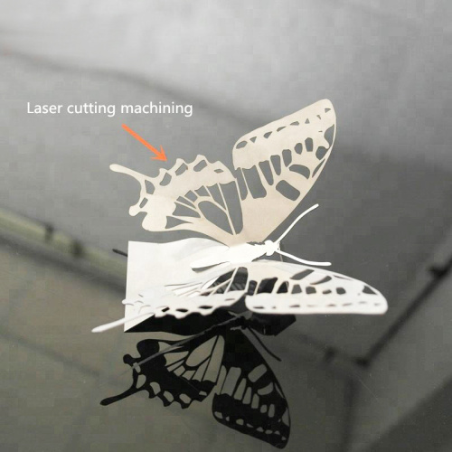 Laserschneiden Edelstahl Modell Schmetterling Modellteil