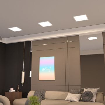 6 Inch Dimmable Recessed LED Panel Lights - 3W to 18W Round Indoor Lighting