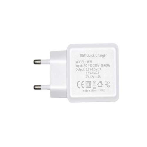 18W EU 빠른 충전기 3.0 USB 전화 충전기