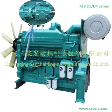 Factory Supply Water Cooling Cummin Diesel Engine KTA19-G4 1500rpm