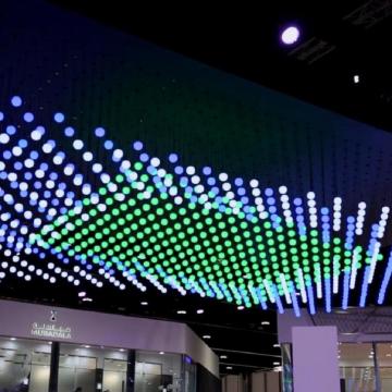 Luce cinetica della sfera LED attiva di musica del club della discoteca