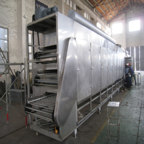 Shrimp shell Mesh-Belt mesin pengering terus menerus
