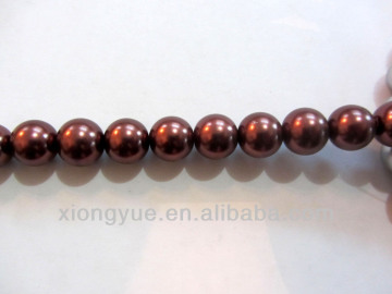 wholesale round glasses imitated pearl bead strands