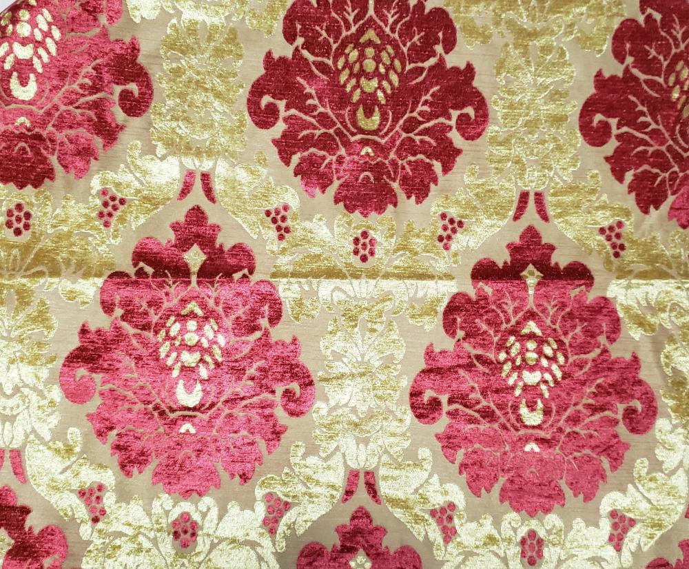 Flower Jacquard Upholstery Fabric