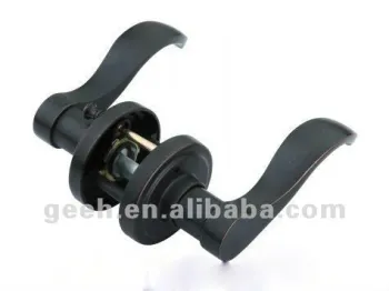 Matte Black Lever Door Lock Passway