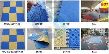 Interlocking Suspended Modular Sports Flooring, Indoor Volleyball Court Floor