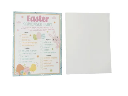 Easter scavenger hunt Cards