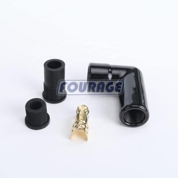 Ceramic Spark Plug Boot Kits for 8mm Wires - High Temp 90 Degree Racing Parts
