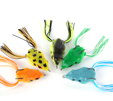 New Soft Plastic Frog Lures Set for Fishing