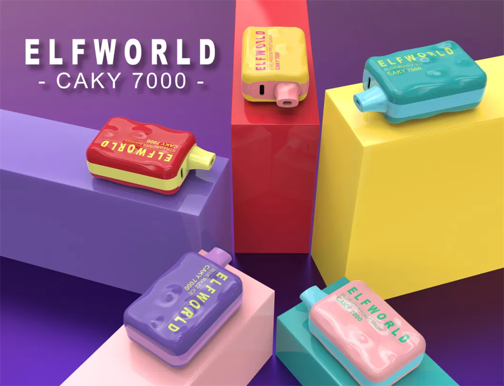 Elfwolrd Caky 7000 Puffs Lưới cuộn Vape