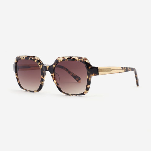 Oversized Square Acetate Women's Sunglasses