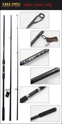 OEM Design 3.3m Fishing Rod for Carp
