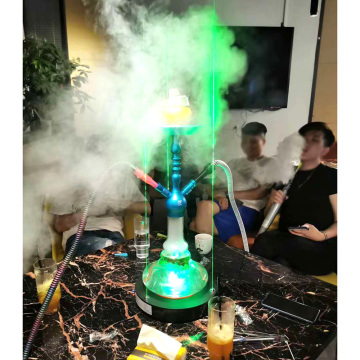 Woyu beam of light changeable laser base barware rechargeable magic laser box for hookah lounge bar