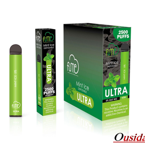 Fumaça de cigarro eletrônico Ultra 2500 puffs vape