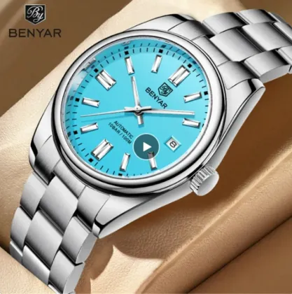 Benyar 5185 Transparent Automatic Mechanical Watch