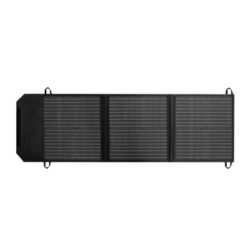 Dihe 60W 3-Fold Portable Solar Charger with DC and Type-C USB Outputs for Hiking