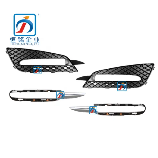 R280 R320 R350 W251 Fog Lamp Chrome Vent Trim - Front Bumper Accessory