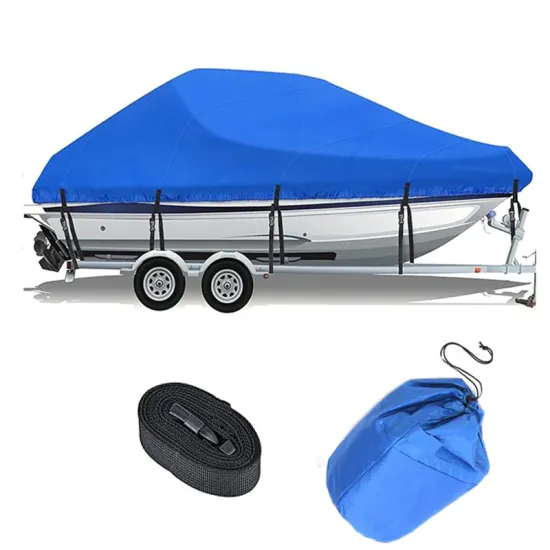 Factory Direct High-Quality Marine-Grade 300D/600D Polyester Waterproof UV Resistant Boat Cover