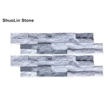 Natural Stone Quartz Plate White-Grey 10*40CM