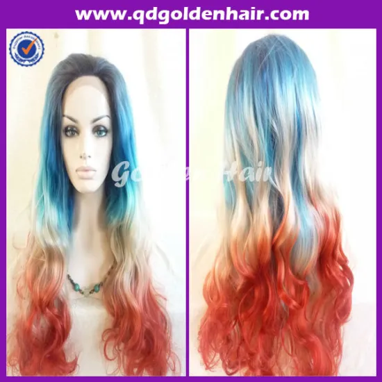 Hot Sale Fashion Heat Resistant Cheap Ombre Lace Front Wig