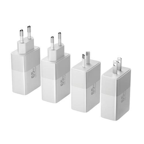 GAN 65W Charger rapide adapterpd QC Wall Charger