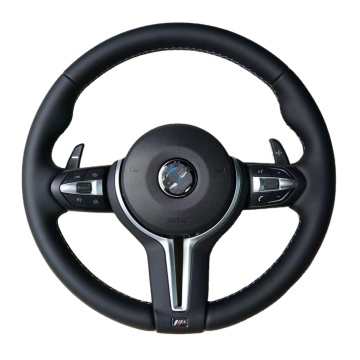 Stereng kulit adat dengan warna dijahit untuk BMW F10 F30 F90 E39 E60 E90
