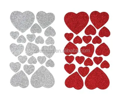 Affordable Heart-Shaped Cartoon EVA Foam Stickers and 3D Puffy Stickers
