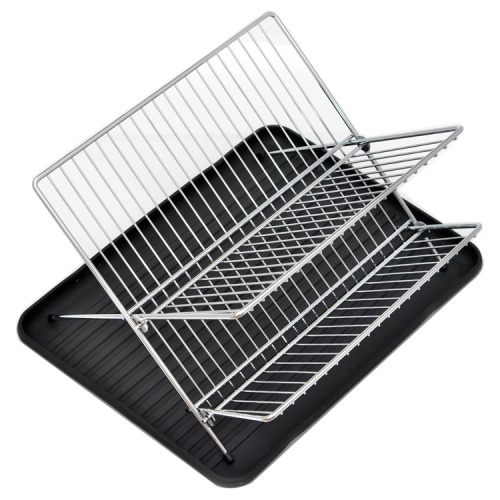 Kitchen Dish Rack Kitchen Folding Dish Drainer Rack with Tray Factory