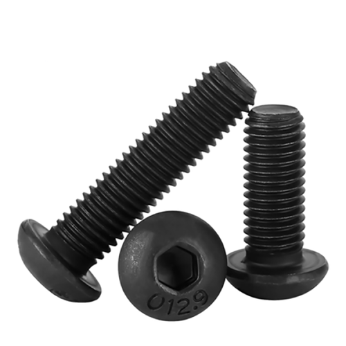 ISO7380 Hex Socket Head Screws สังกะสีดำ