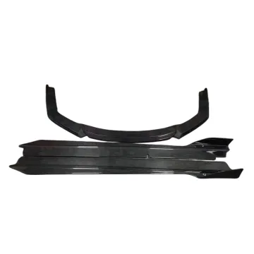 Vorsteiner Style Carbon Fiber Front Side Skirt and Bumper Lip Kit for Lamborghini Huracan LP 610-4 LP580
