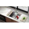 SUS304 Topmount Stainless Steel Above Counter Kitchen Sink