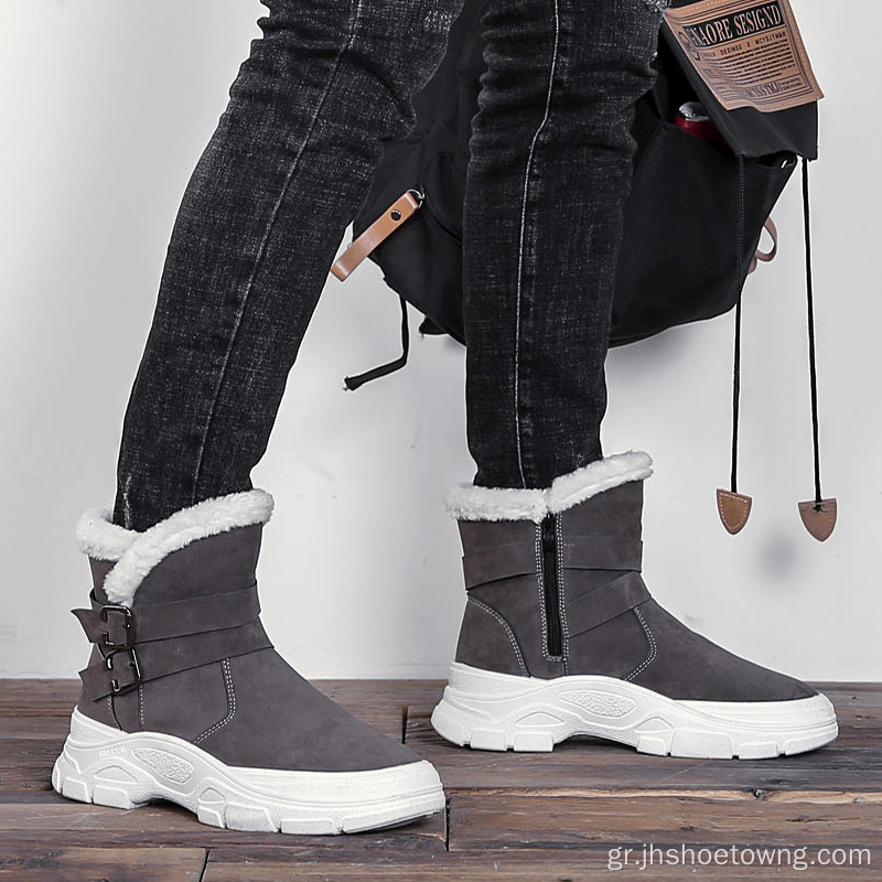 Ανδρικά χειμερινά ζεστά παπούτσια Ankle Snow Boots