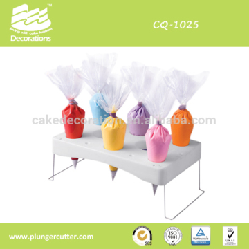 Fondant cake decorating piping pastry bag holder