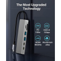 7 in 1 USB C Dock met 4khdmi