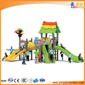 Good quality Funny outdoor playground set kids play land with slide