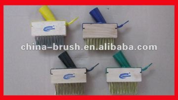 steel wire brush with wooden handle-SC7100-F1