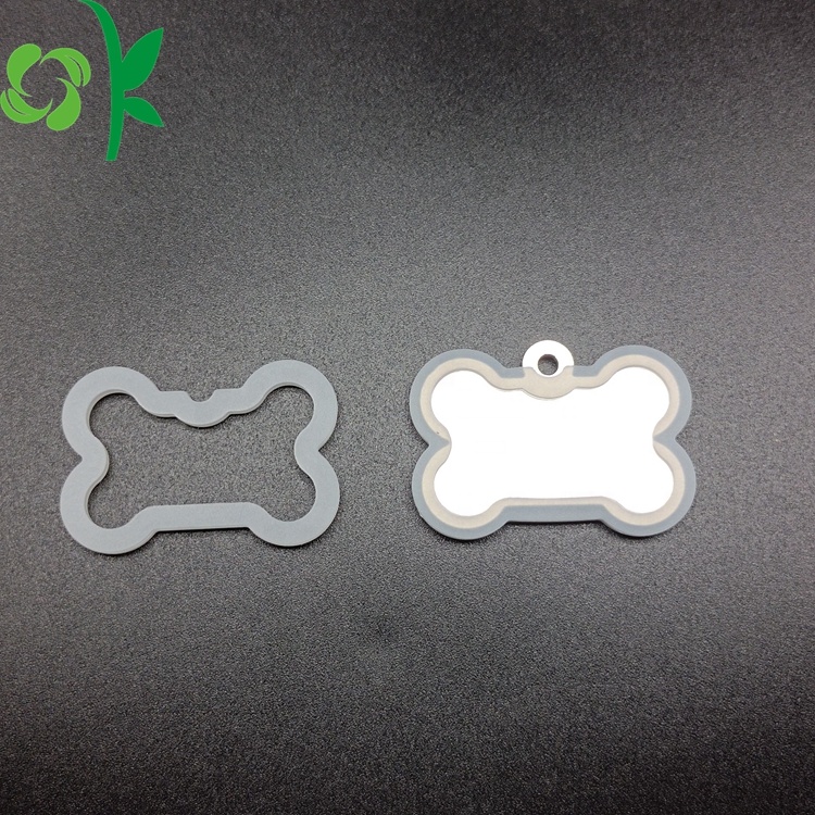 Stock Glow In the Dark Silicone Pet Tag