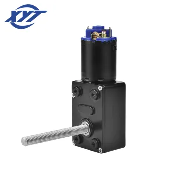 OEM JGY 370: 50mm Threaded Shaft DC Motor with Gear Worm Box
