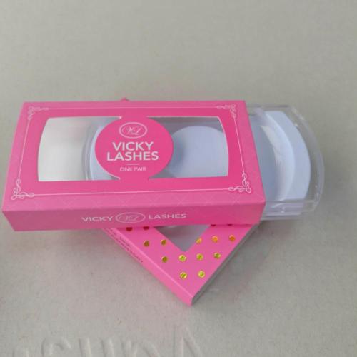 Special Pink Custom Paper Eyelash Case Sleeve