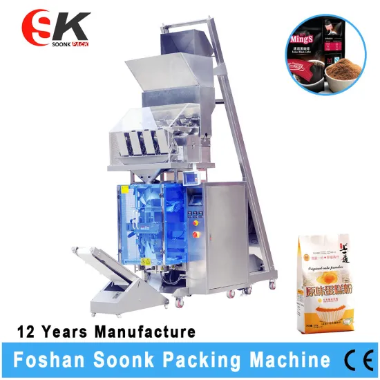 Material Stainless Steel 304 Coffee Powder Packaging Machine