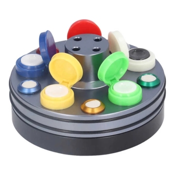 Professional Watch Repair Tool: Five-Oil Dip Cup Metal Turntable for Watchmakers